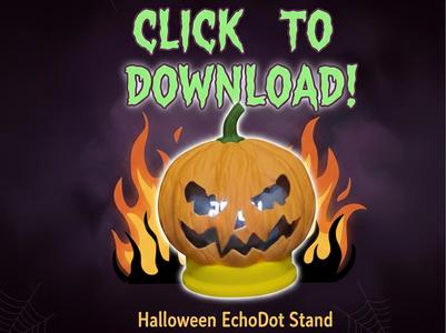 Halloween Echo Dot Mount