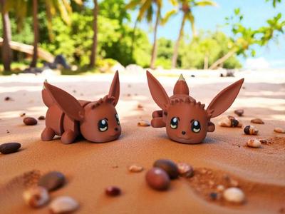 Flexi Eevee & Keychain