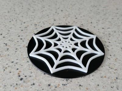 Halloween SpidersWeb Coaster 