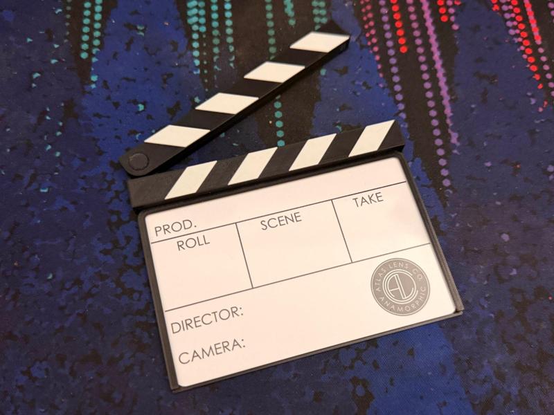 Film Slate Clapper for Atlas Lens Co Mini Slate