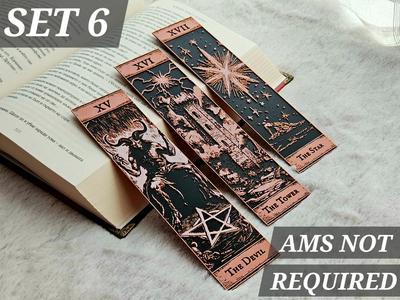 Tarot Bookmarks - (Set 6 Major Arcana)