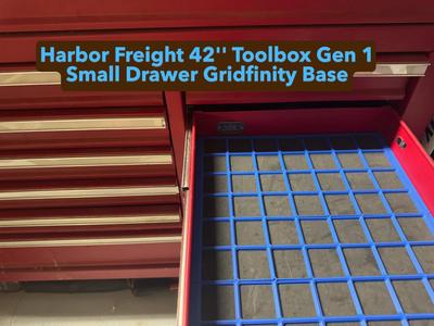 Harbor Freight 42'' Toolbox Gen 1 Gridfinity