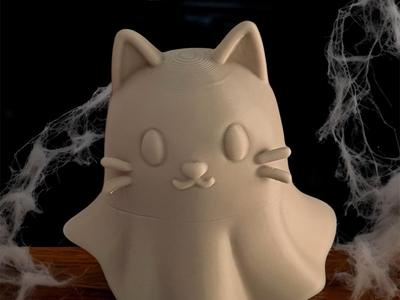 Gattasma – Kawaii Ghost Kitten for Halloween