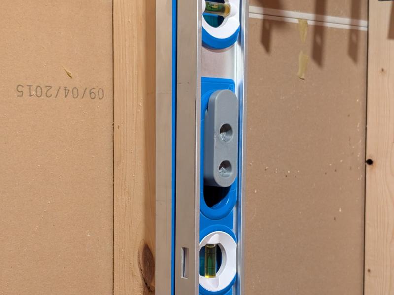Spirit Level Holder - Vertical - Holds Two