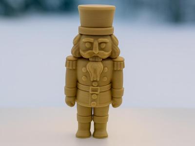 The charming nutcracker from the winter forest