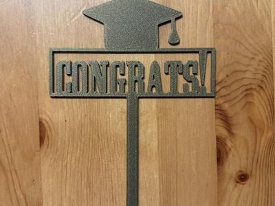 Congrats Cake Topper