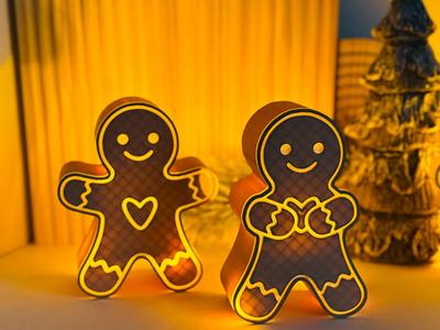 Gingerbread Man Tealight