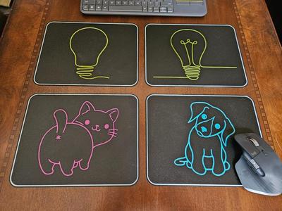 Neon Mousepads - Set 1