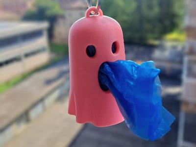 Ghost Poop Bag Holder