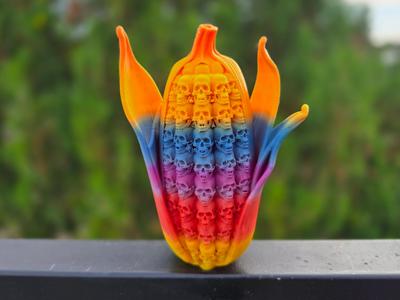 Skull Corn –Horror Statue
