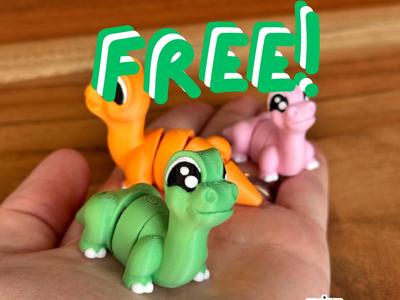 THE FLEXI BRONTOSAURUS DINO