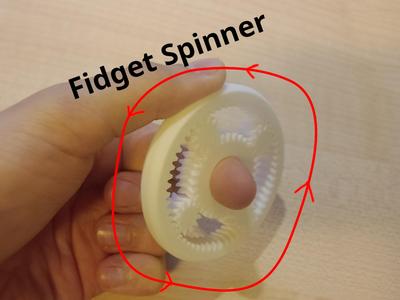 Planetary Fidget Spinner
