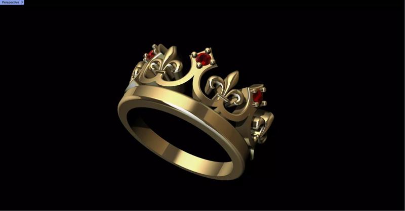 Fleur de Lis - Ring Anillo flor de lis