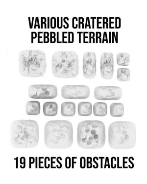 Various Cratered Pebbled Terrain