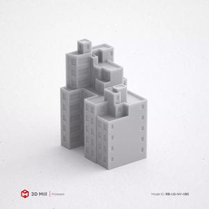 3D Print miniature building RB-US-NY-085