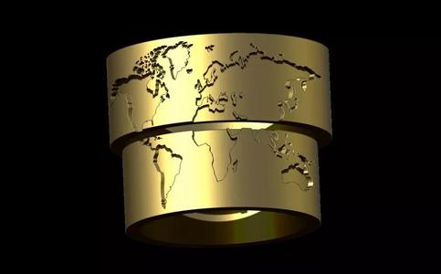 WORLD MAP RINGS