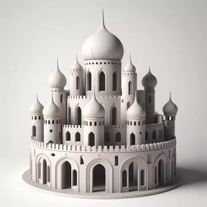 Moroccan style Rounded Castle