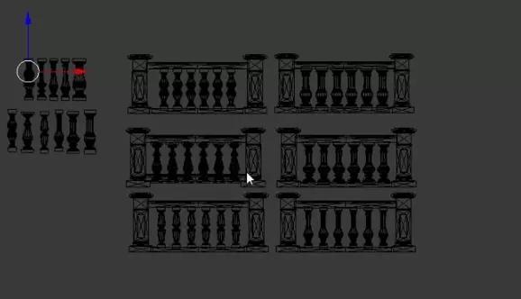 3D concrete balustrade