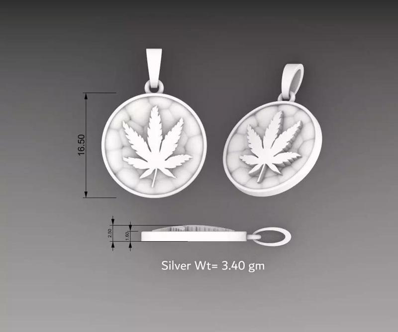 Maple Leaf Pendant Design