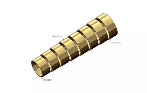 9mm wide flat comfort fit wedding band US sizes 5to12