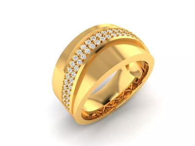 Women Solitaire Ring full 3dm stl obj fbx Render Details