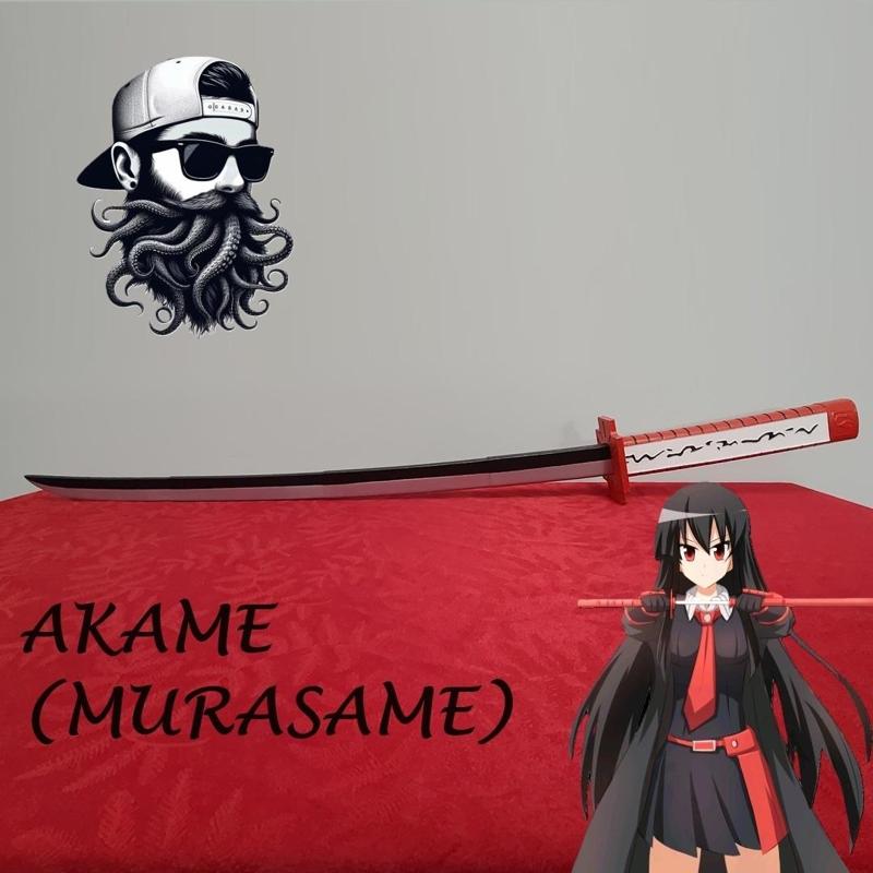 Akame Murasame - Collapsing Katana + Wall Hanger