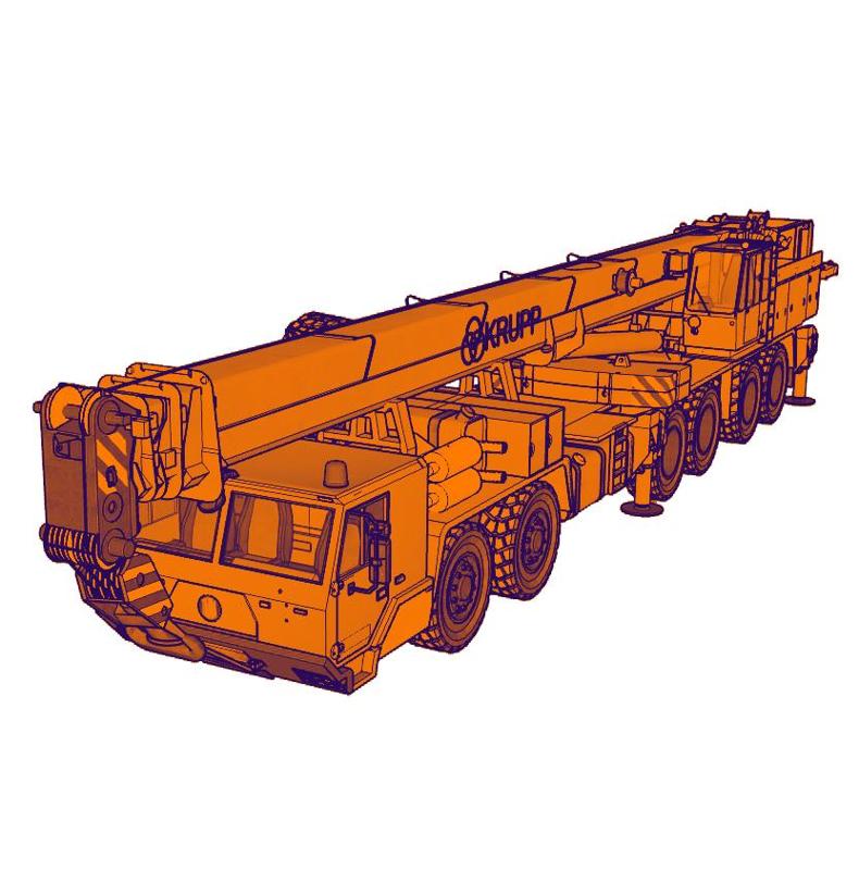 Tatra Terrno 12x12 crane
