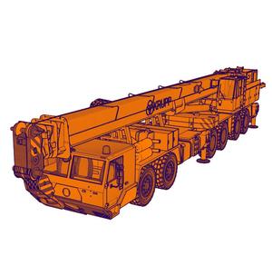 Tatra Terrno 12x12 crane