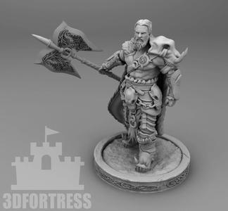 Viking with an axe