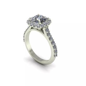 Tension Diamond Wedding Ring