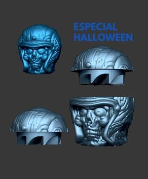 GRINDER CREEPY SKULL HALLOWEEN MOLINILLO WEED 75X80X85 mm