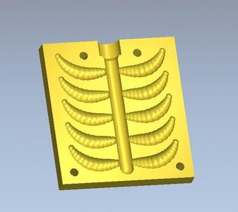 Mold for printing, 40 mm, 10 pcs.