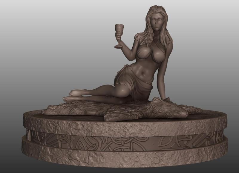 Concubine 3D print