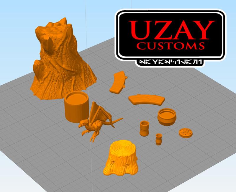 Star Wars ESB Dagobah play set 2 3D print model