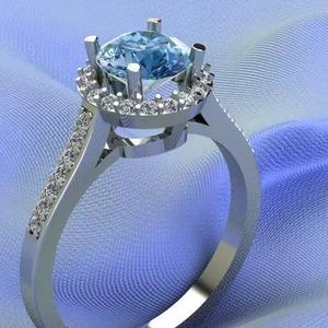 Tiffany Style Engagement Diamond Ring