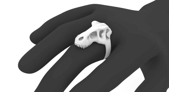 T-Rex Skull Ring
