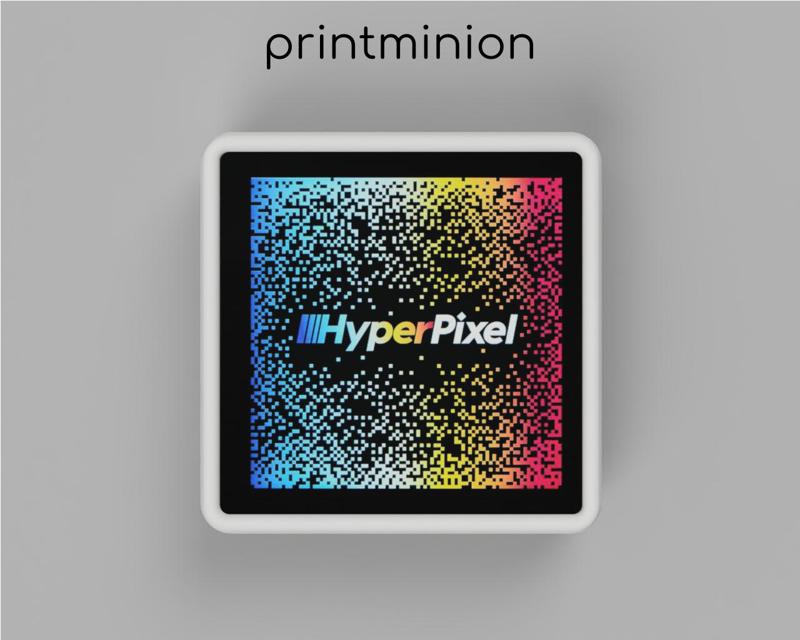 Bike mount (Garmin Quick Lock) for pimoroni HyperPixel 4.0 Square Touch and raspberry pi (zero)