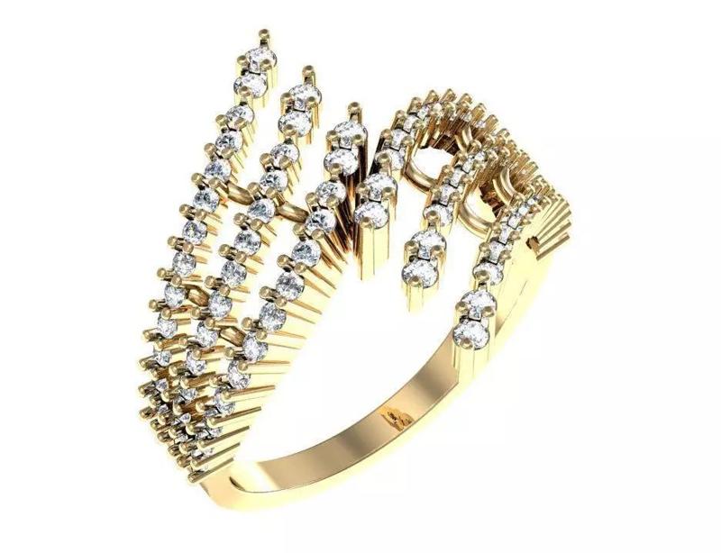 Vintage Hollow Design Statement Ring for Women