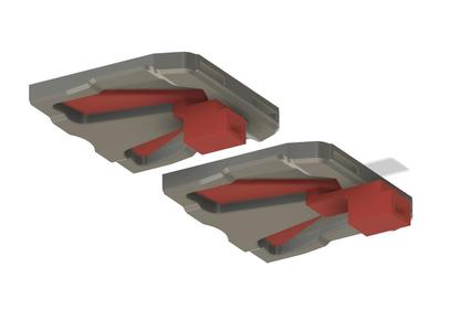 OO Model Railway NEM Close Coupling System Coaches and Wagons