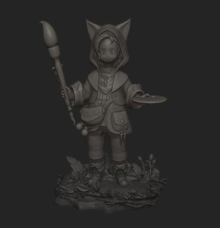 Krile - Pictomancer - Final Fantasy XIV Downtrail