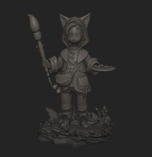 Krile - Pictomancer - Final Fantasy XIV Downtrail