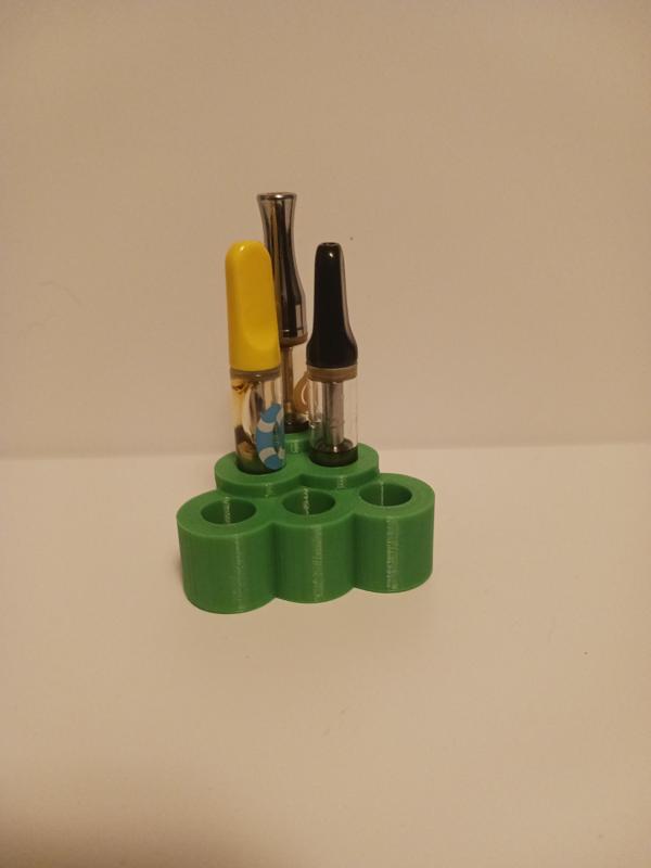 Cannabis vape cartridge stand