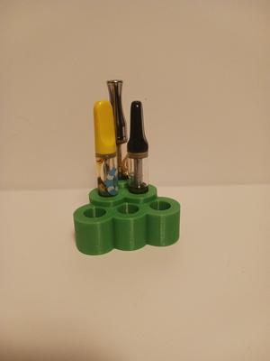 Cannabis vape cartridge stand