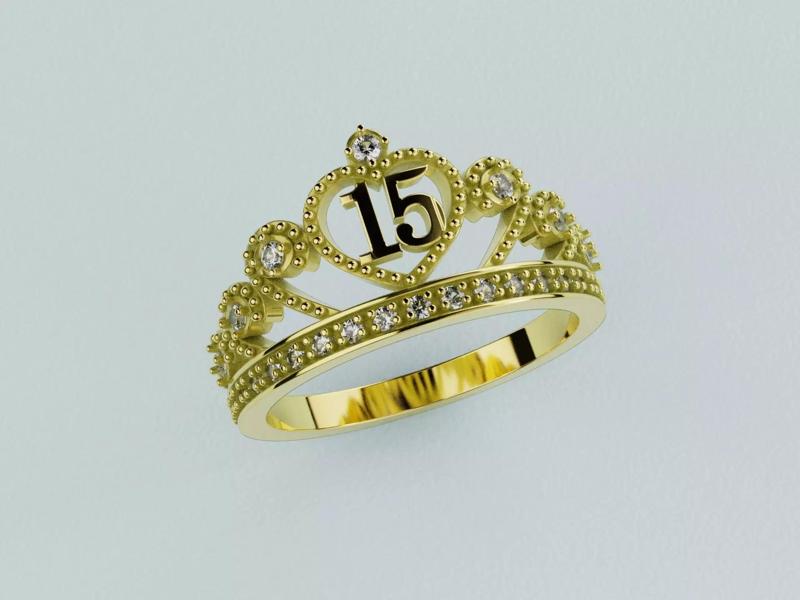 Ring 15 Years - Anillo De 15 Anios