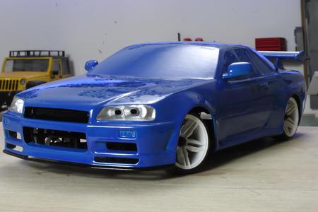 Nissan skyline R34 10th scale 260mm Wb