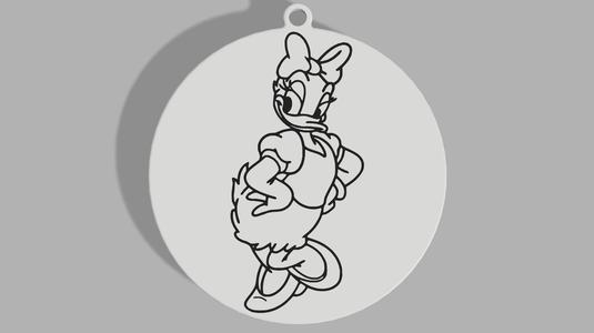 Daisy Duck - Christmas Ornament