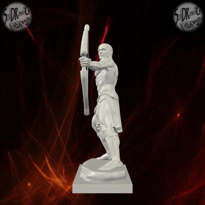 Strong Archer Aiming Forward – SoliDRawinGs SG918