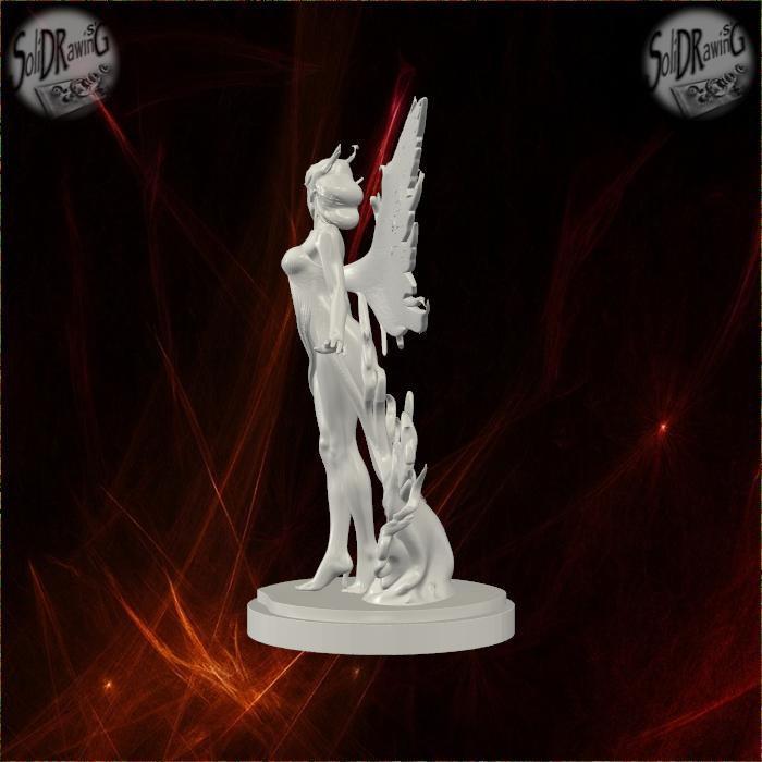 Elegant Angelic Woman Statue – SoliDRawinGs SG938
