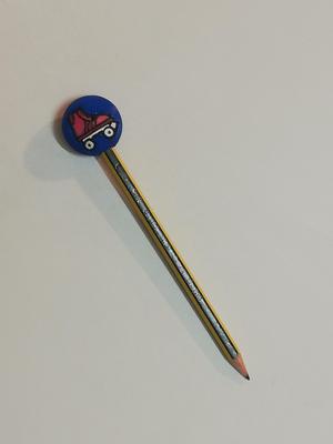 Roller pencil cap