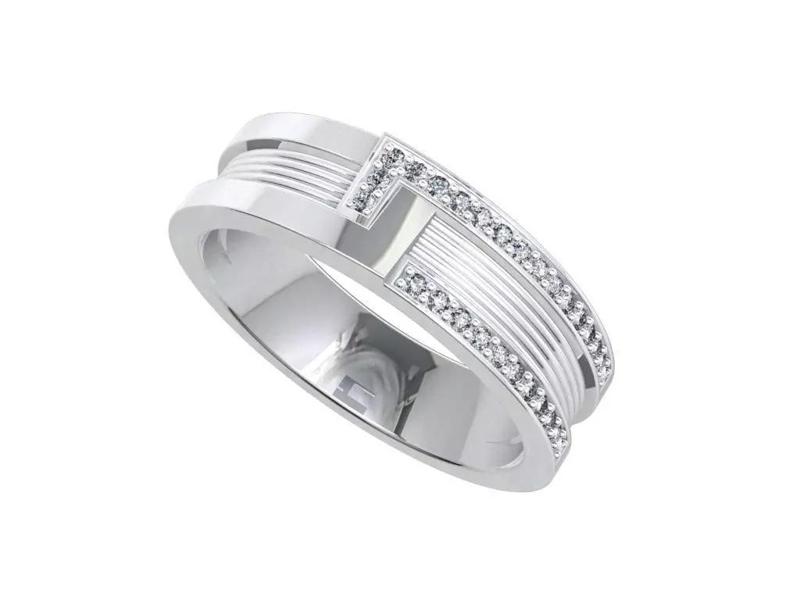 Wedding Band Ring For Women STL  ready For 3D Printing -CC82F